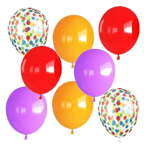 12 inch Balloons - Celebration Selection (Packet of 8)